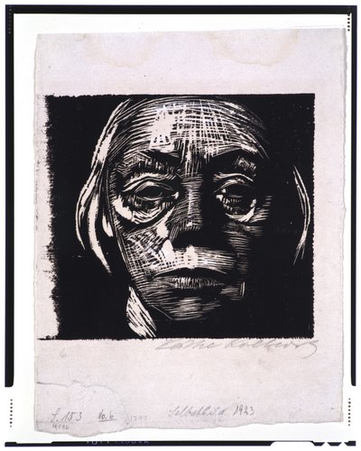 Selbstporträt, 1923 von Käthe Kollwitz